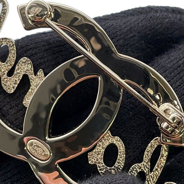 シャネル ブローチ ココマーク ロゴ ラインストーン フェイクパール L23 B ABB778 CHANEL アクセサリー