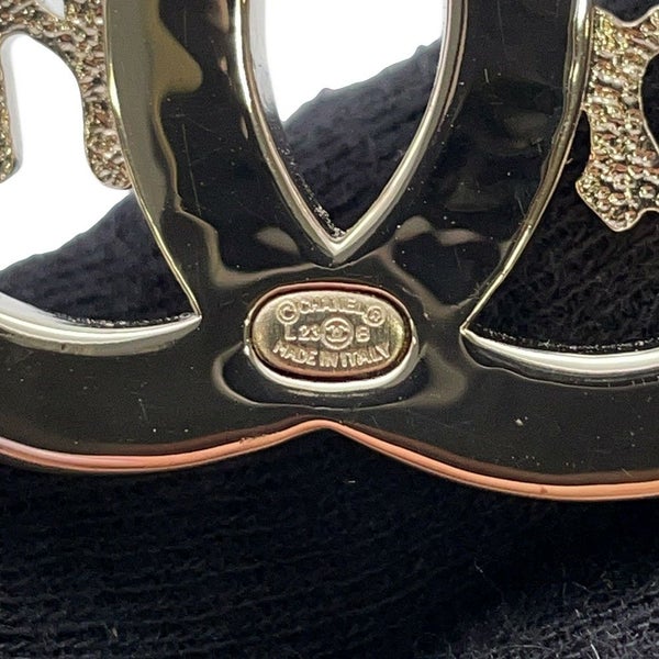 シャネル ブローチ ココマーク ロゴ ラインストーン フェイクパール L23 B ABB778 CHANEL アクセサリー