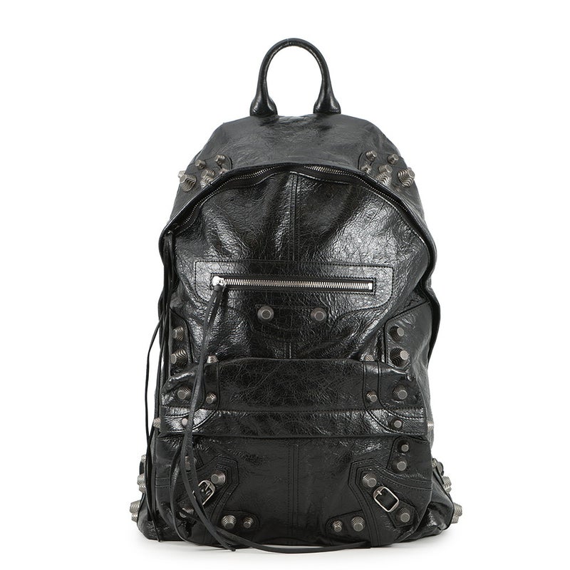 バレンシアガ リュック ル カゴール バックパック レザー 766297 BALENCIAGA リュックサック メンズ 黒