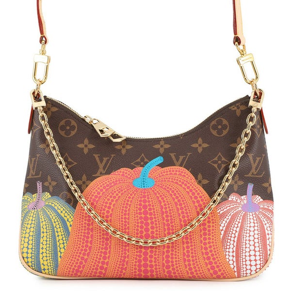 ルイヴィトン ショルダーバッグ モノグラム・パンプキン LV×YK ブーローニュ NM M46470 ヴィトン 2way ハンドバッグ 草間彌生