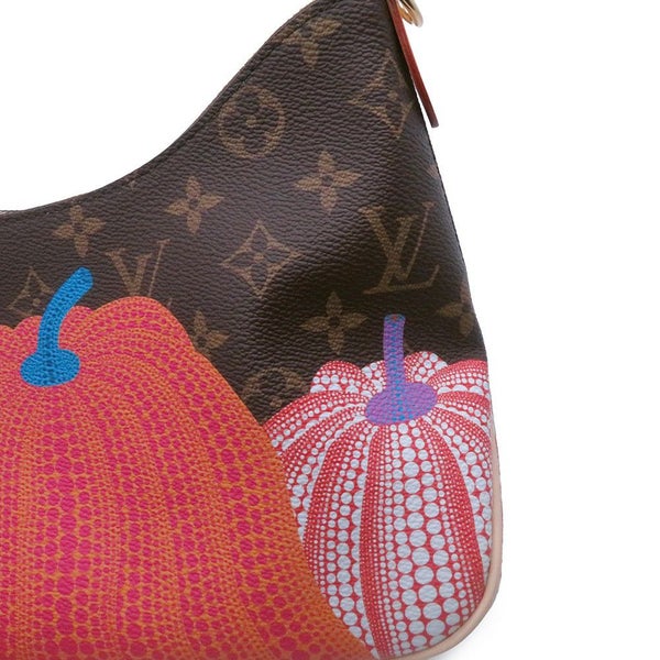 ルイヴィトン ショルダーバッグ モノグラム・パンプキン LV×YK ブーローニュ NM M46470 ヴィトン 2way ハンドバッグ 草間彌生