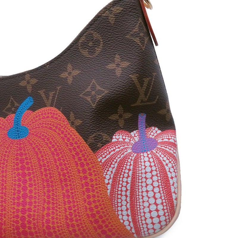 ルイヴィトン ショルダーバッグ モノグラム・パンプキン LV×YK ブーローニュ NM M46470 ヴィトン 2way ハンドバッグ 草間彌生