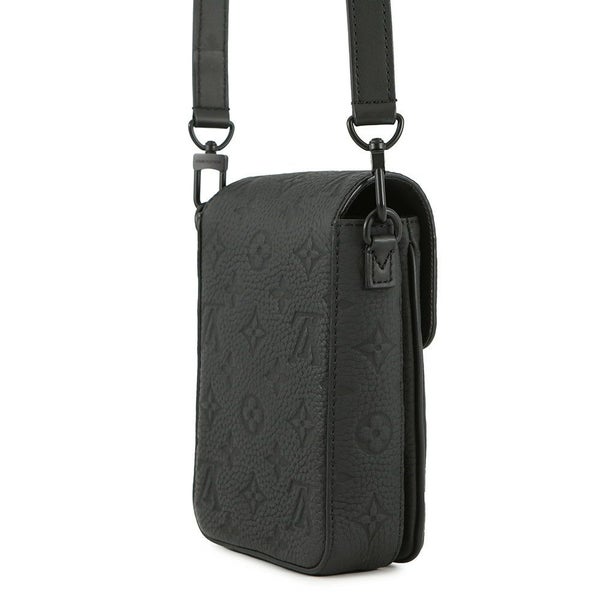 ルイヴィトン ショルダーバッグ モノグラム・トリヨン Sロック ヴェルティカル・ウエアラブル ウォレット M81524 ヴィトン 黒 ブラック