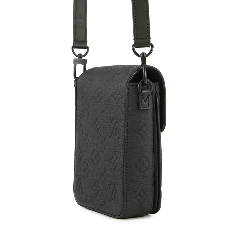 ルイヴィトン ショルダーバッグ モノグラム・トリヨン Sロック ヴェルティカル・ウエアラブル ウォレット M81524 ヴィトン 黒 ブラック