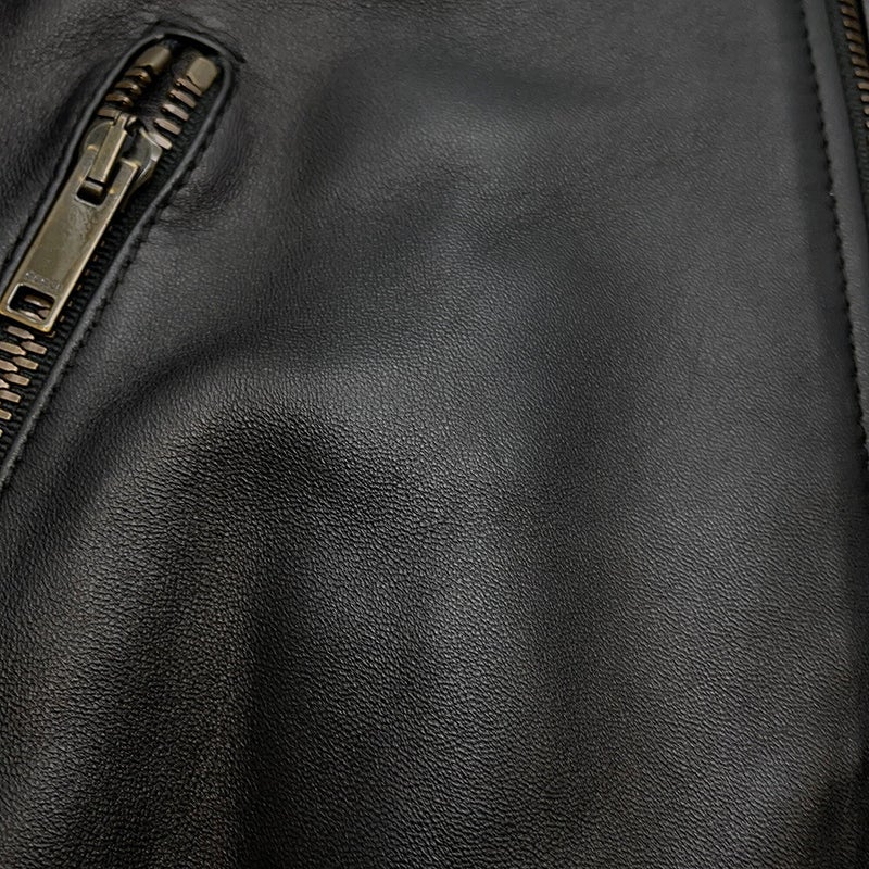 グッチ ジャケット レザー ブルゾン レディースサイズ36 GUCCI アウター 黒