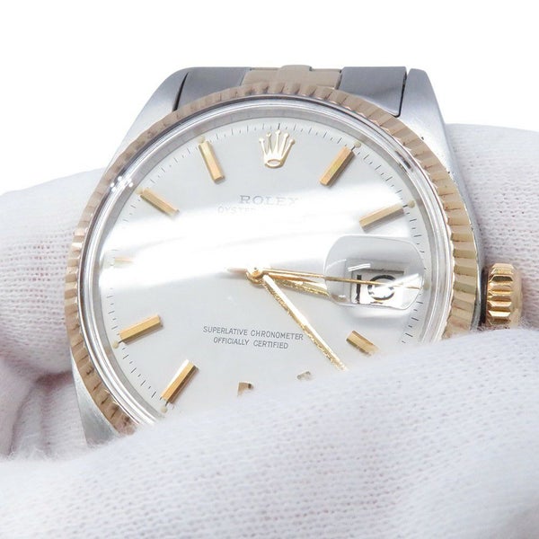 ロレックス デイトジャスト 20番 SS/K18イエローゴールド コンビ 1601 アンティーク ROLEX 腕時計 白文字盤