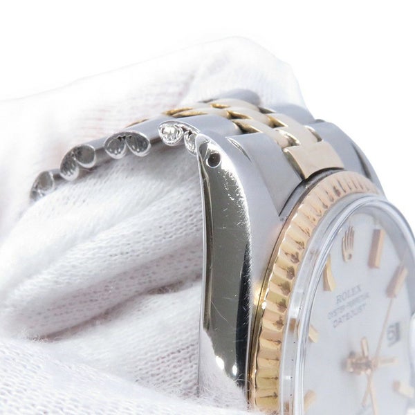 ロレックス デイトジャスト 20番 SS/K18イエローゴールド コンビ 1601 アンティーク ROLEX 腕時計 白文字盤