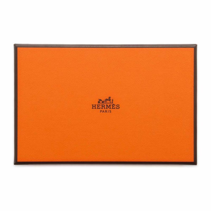 エルメス コインケース カルヴィ デュオ チャイ/シルバー金具 エプソン W刻印 HERMES 財布
