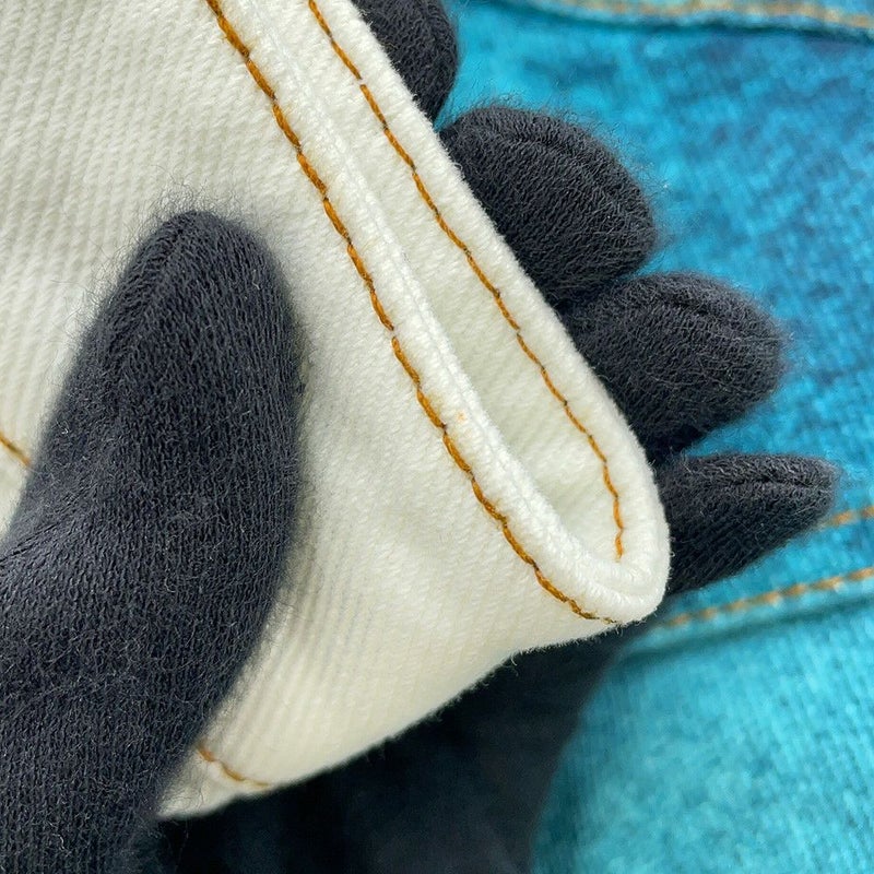 ルイヴィトン ジャケット スプレー デニム ジャケット メンズサイズ48 LOUIS VUITTON 白