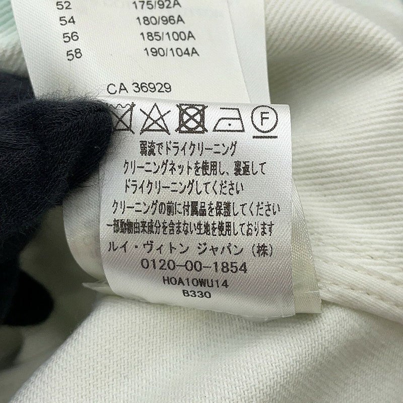 ルイヴィトン ジャケット スプレー デニム ジャケット メンズサイズ48 LOUIS VUITTON 白