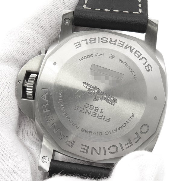 パネライ ルミノール サブマーシブル 1950 3デイズ オートマティック チタニオ U番 PAM01305 黒文字盤