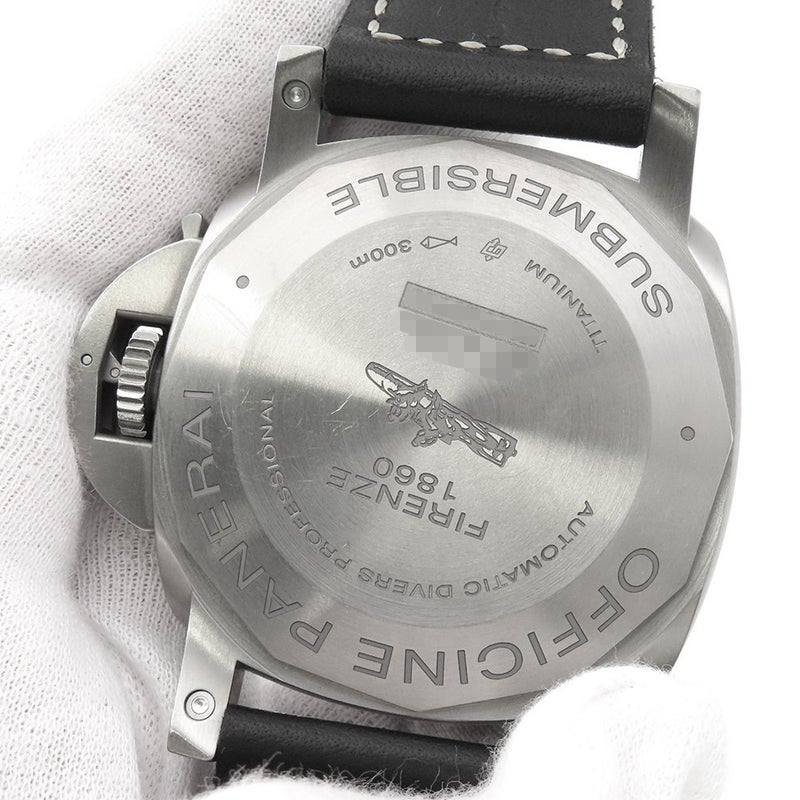 パネライ ルミノール サブマーシブル 1950 3デイズ オートマティック チタニオ U番 PAM01305 黒文字盤