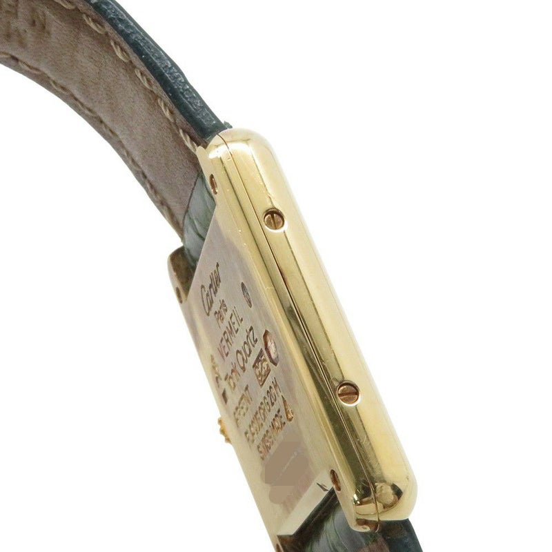 カルティエ マストタンク ヴェルメイユ SM W1005554 Cartier 腕時計 クォーツ シルバー文字盤