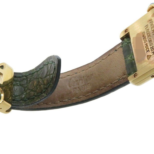 カルティエ マストタンク ヴェルメイユ SM W1005554 Cartier 腕時計 クォーツ シルバー文字盤