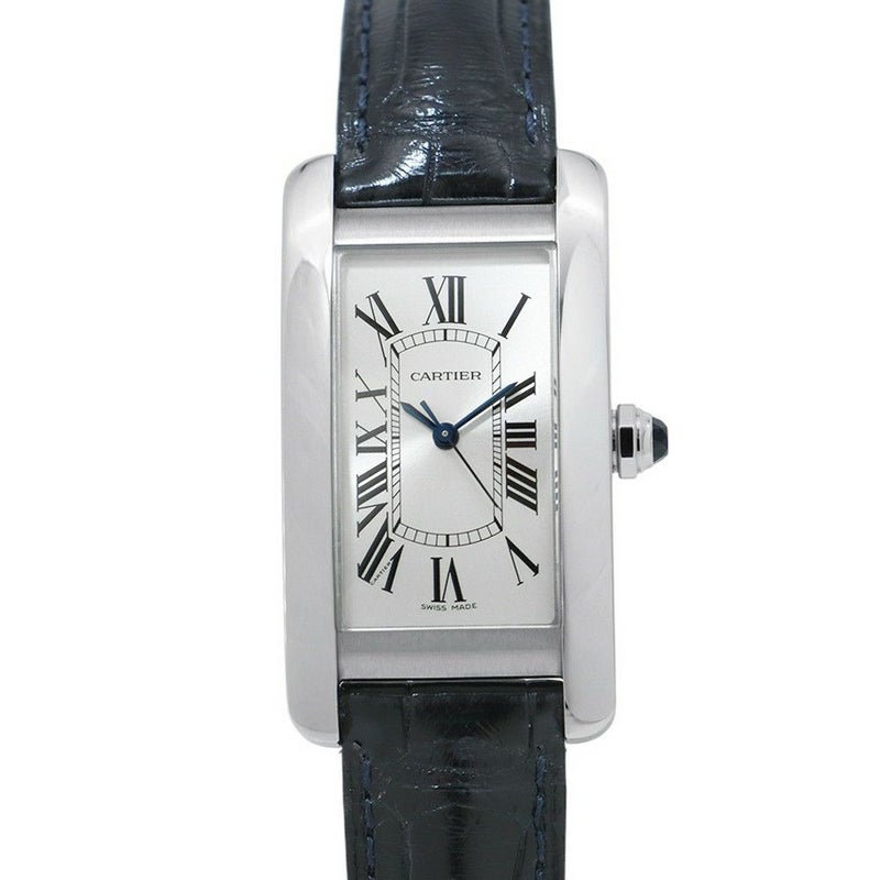 カルティエ タンクアメリカン MM WSTA0017 Cartier 腕時計 シルバー文字盤