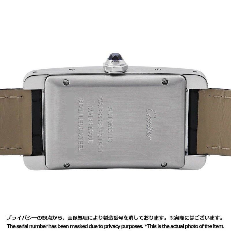カルティエ タンクアメリカン MM WSTA0017 Cartier 腕時計 シルバー文字盤