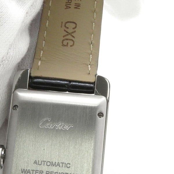 カルティエ タンクアメリカン MM WSTA0017 Cartier 腕時計 シルバー文字盤