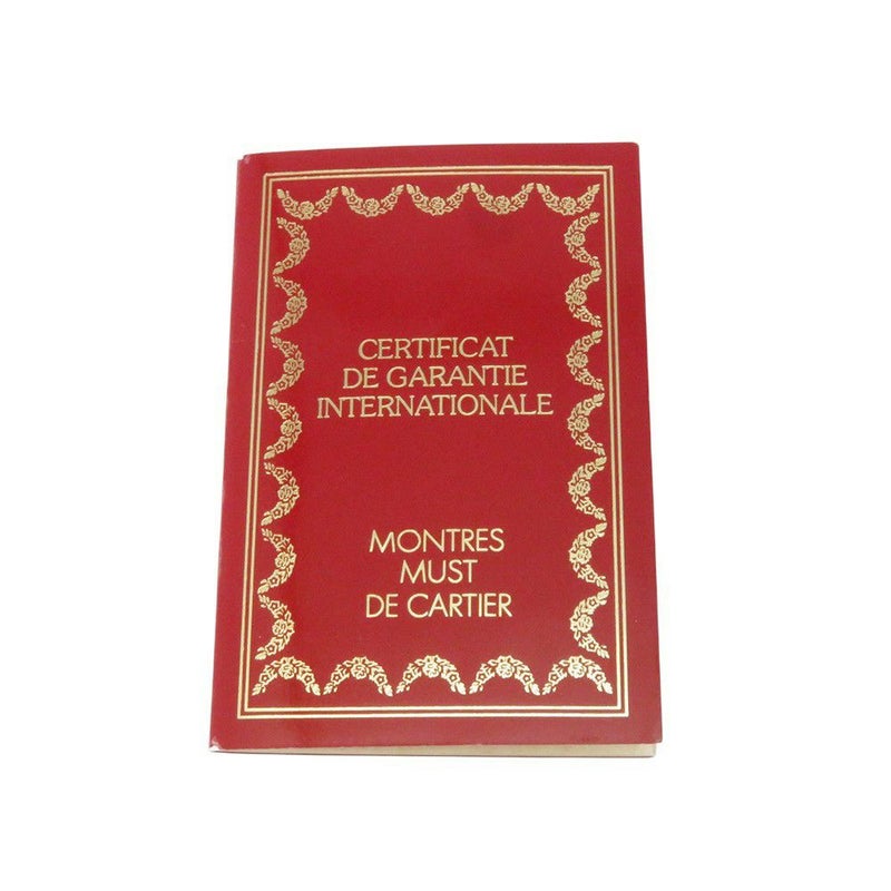 カルティエ マストタンク ヴェルメイユ SM W1005554 Cartier 腕時計 シルバー文字盤