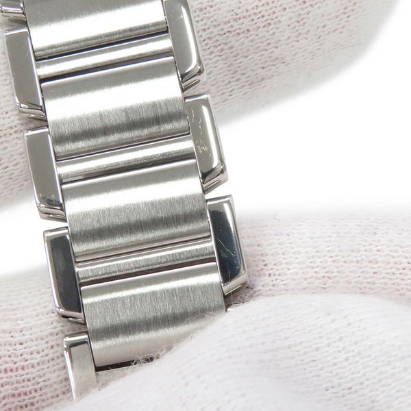 カルティエ タンク フランセーズ SM ハッピーバースデイ 2006年クリスマス限定 W51001Q3 Cartier クォーツ シルバー文字盤