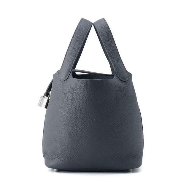 エルメス ハンドバッグ ピコタンロックPM グリミスティ/シルバー金具 トリヨンクレマンス W刻印