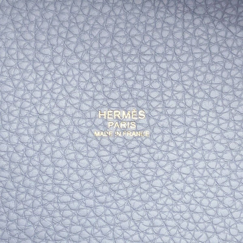 エルメス ハンドバッグ ピコタンロックMM グリパンタン/シャンパンゴールド金具 トリヨンクレマンス K刻印