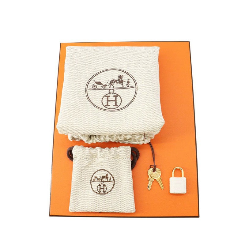 エルメス ハンドバッグ ピコタンロックPM ニューホワイト/ゴールド金具 トリヨンクレマンス W刻印 白