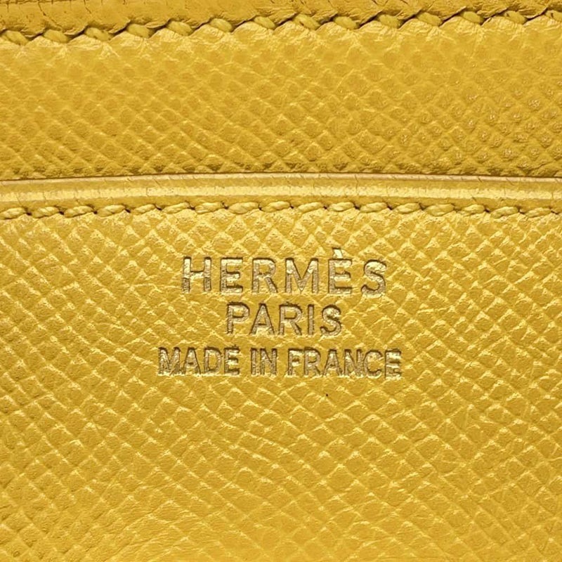 エルメス バーキン35 イエロー/ゴールド金具 クシュベル □D刻印 HERMES Birkin ハンドバッグ