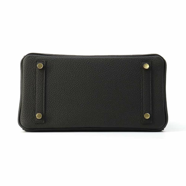 エルメス バーキン25 ブラック/ゴールド金具 トゴ W刻印 HERMES Birkin ハンドバッグ