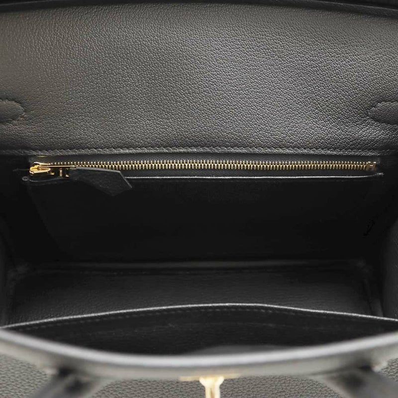 エルメス バーキン25 ブラック/ゴールド金具 トゴ W刻印 HERMES Birkin ハンドバッグ