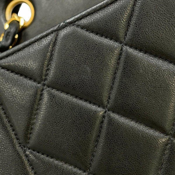 シャネル チェーンショルダーバッグ マトラッセ22 ココマーク ダイアナ ラムスキン A01164 CHANEL 斜め掛け 黒