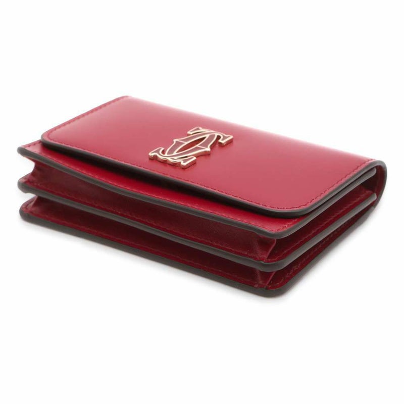 カルティエ カードケース マルチカードホルダー フラップ カーフスキン L3001900 Cartier