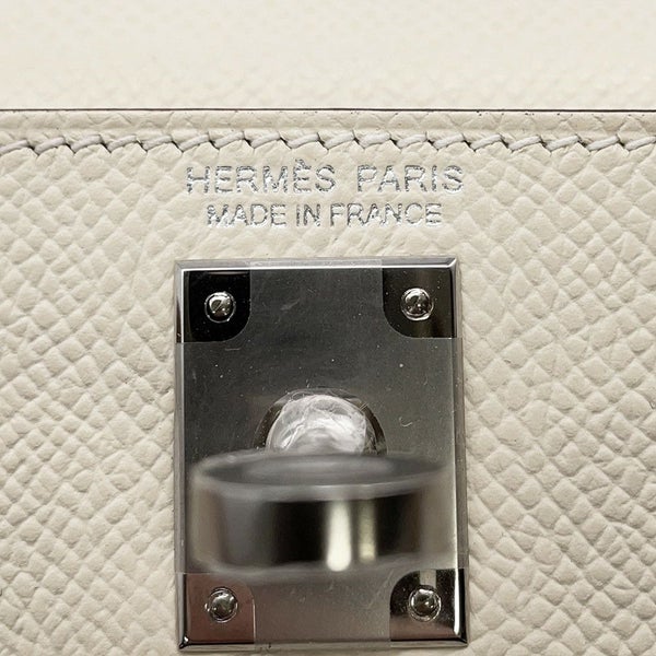 エルメス ミニケリー2 外縫い トリコロール ナタ/チャイ/グリアスファルト/シルバー金具 エプソン U刻印 2wayショルダー