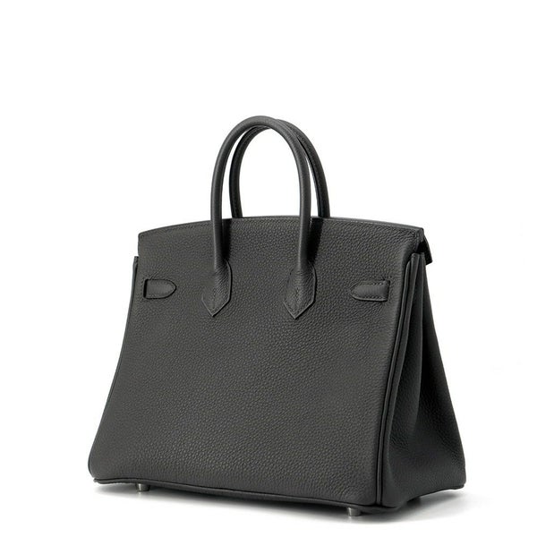 エルメス バーキン25 グラファイト/シルバー金具 トゴ C刻印 HERMES Birkin ハンドバッグ