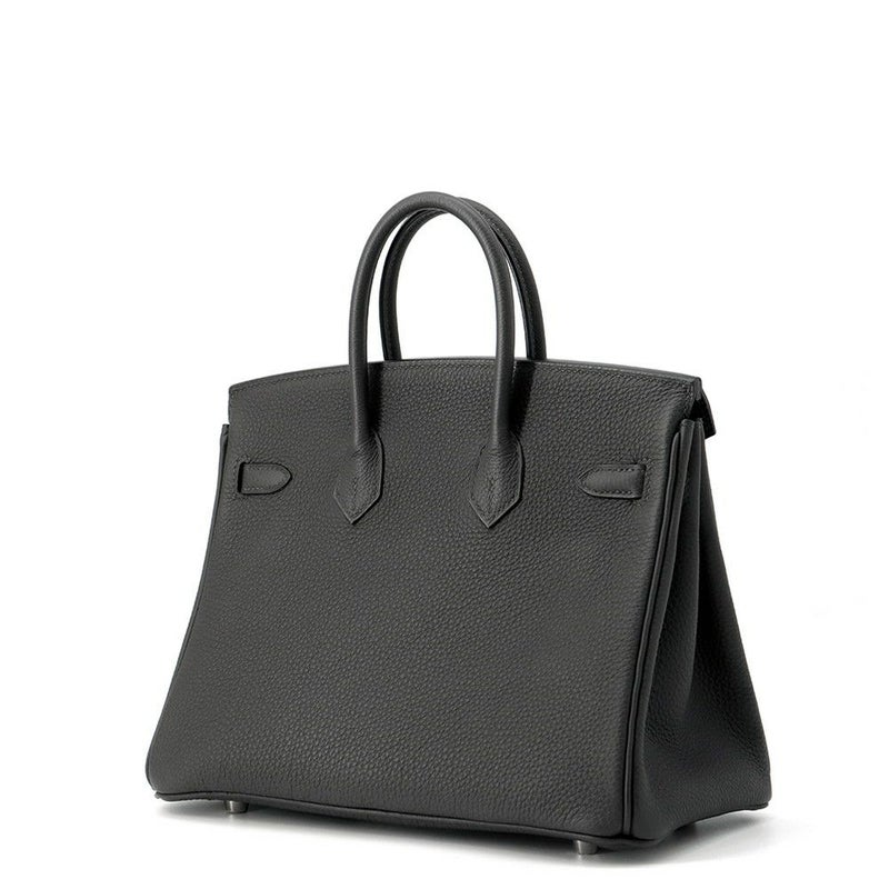 エルメス バーキン25 グラファイト/シルバー金具 トゴ C刻印 HERMES Birkin ハンドバッグ