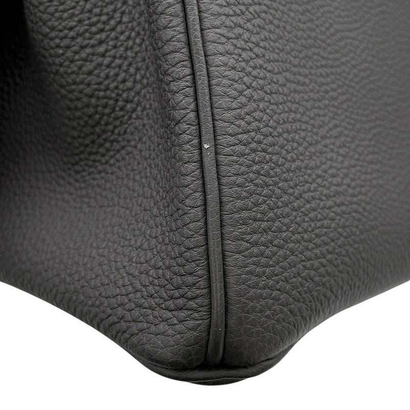 エルメス バーキン25 グラファイト/シルバー金具 トゴ C刻印 HERMES Birkin ハンドバッグ