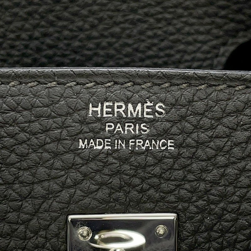 エルメス バーキン25 グラファイト/シルバー金具 トゴ C刻印 HERMES Birkin ハンドバッグ