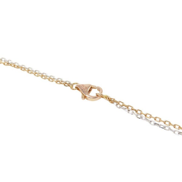 カルティエ ネックレス LOVE ネックレス ダイヤモンド 6P 計0.01ct K18PG/K18WG B7219700 ラブサークル スリーフープ ペンダント