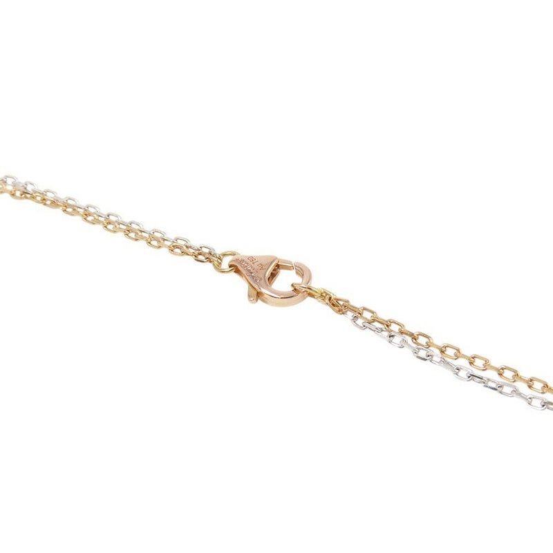 カルティエ ネックレス LOVE ネックレス ダイヤモンド 6P 計0.01ct K18PG/K18WG B7219700 ラブサークル スリーフープ ペンダント