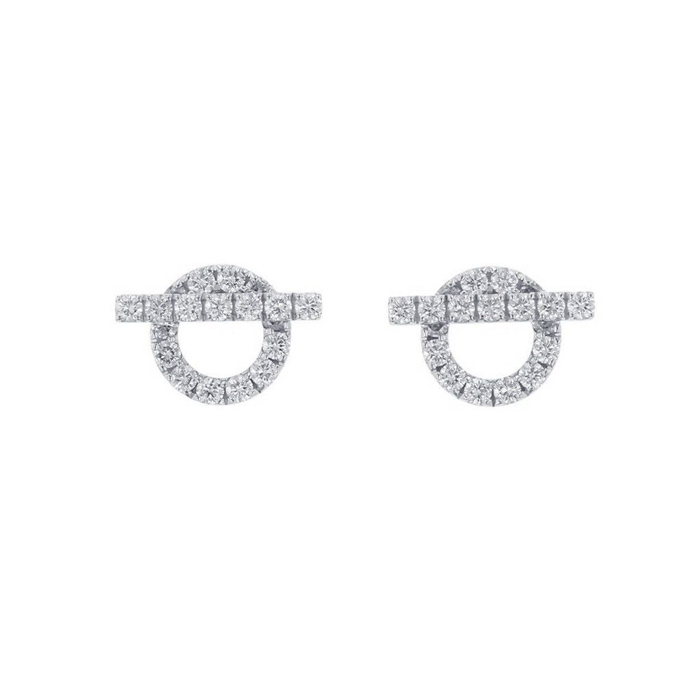 HERMES フィネス ピアス ダイヤモンド エルメス ピアス フィネス ダイヤモンド 34P 計0.92ct K18WGホワイト