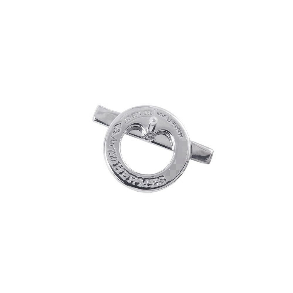 エルメス ピアス フィネス ダイヤモンド 34P 計0.92ct K18WGホワイト