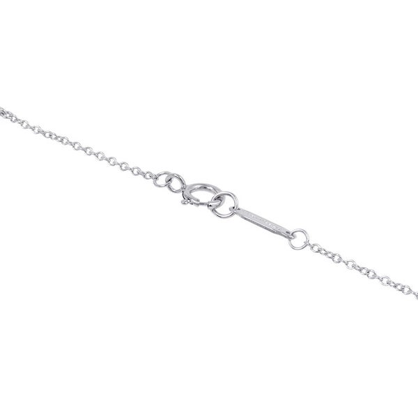 ティファニー ネックレス センチメンタル ハート バイ ザ ヤード ペンダント ダイヤモンド Pt950プラチナ Tiffany&Co.