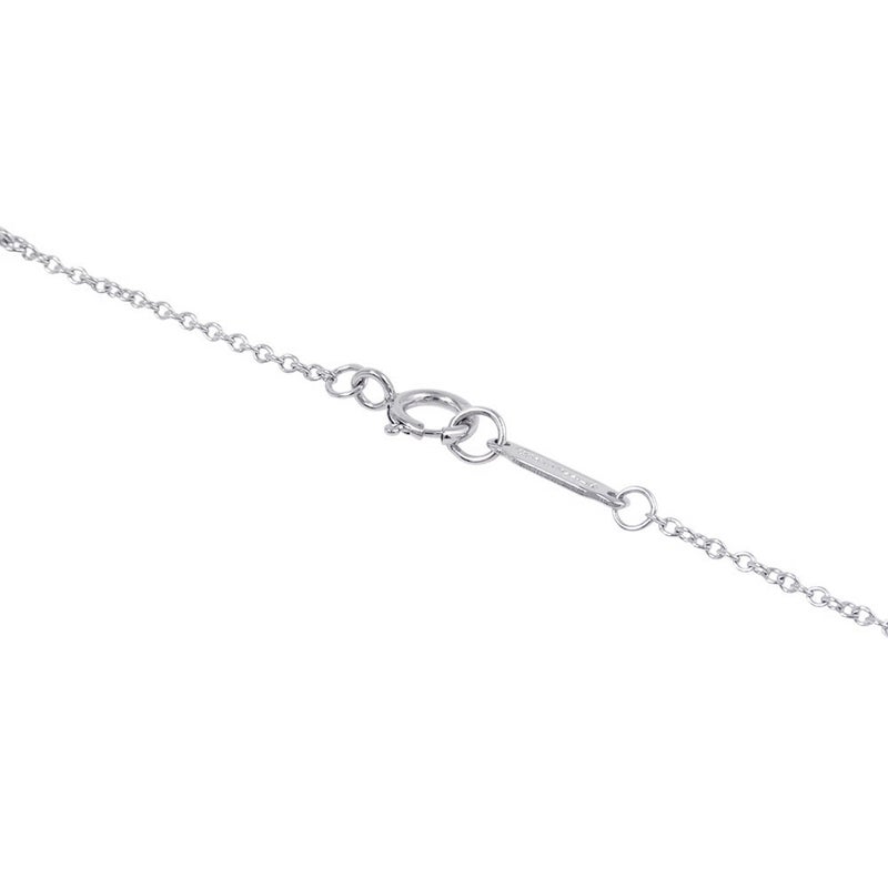 ティファニー ネックレス センチメンタル ハート バイ ザ ヤード ペンダント ダイヤモンド Pt950プラチナ Tiffany&Co.