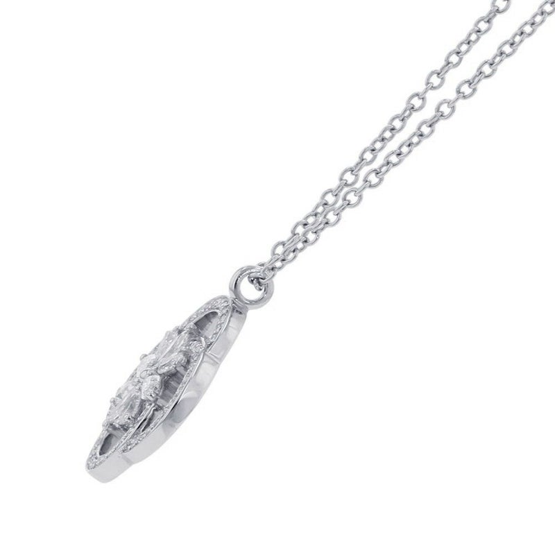 ティファニー ネックレス ビクトリア クラスター キー ペンダント スモール ダイヤモンド Pt950プラチナ 62033398 ジュエリー