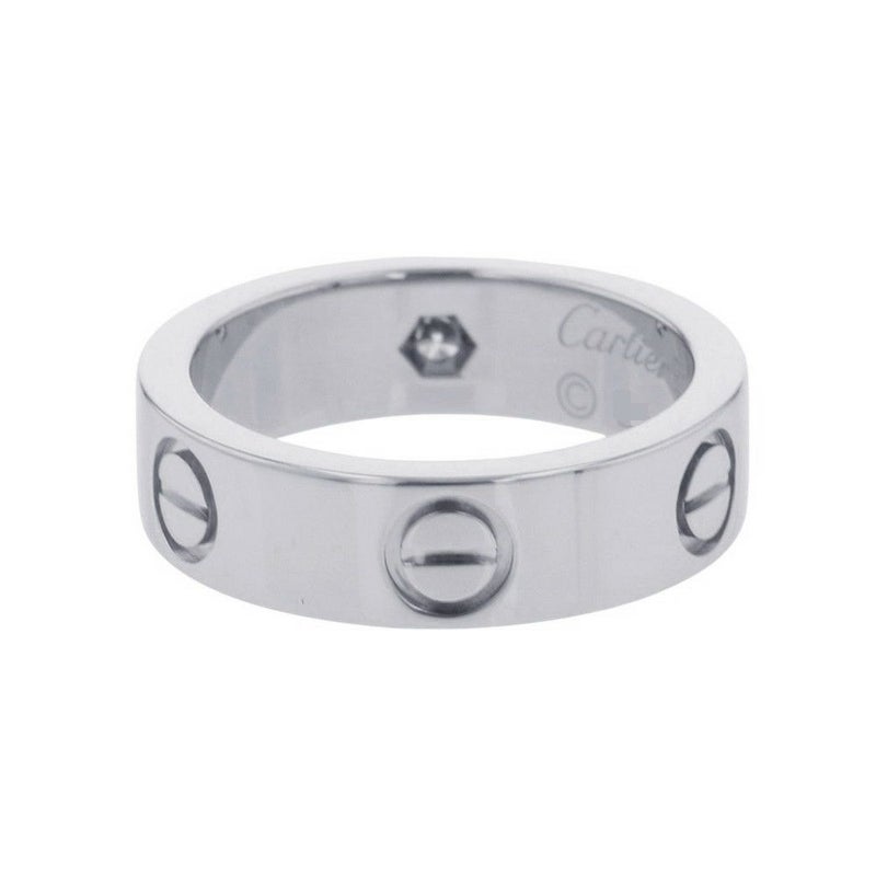 カルティエ リング LOVE リング クラシックモデル ダイヤモンド 1P 約0.07ct Pt950プラチナ サイズ51 B4046700 指輪 ラブリング