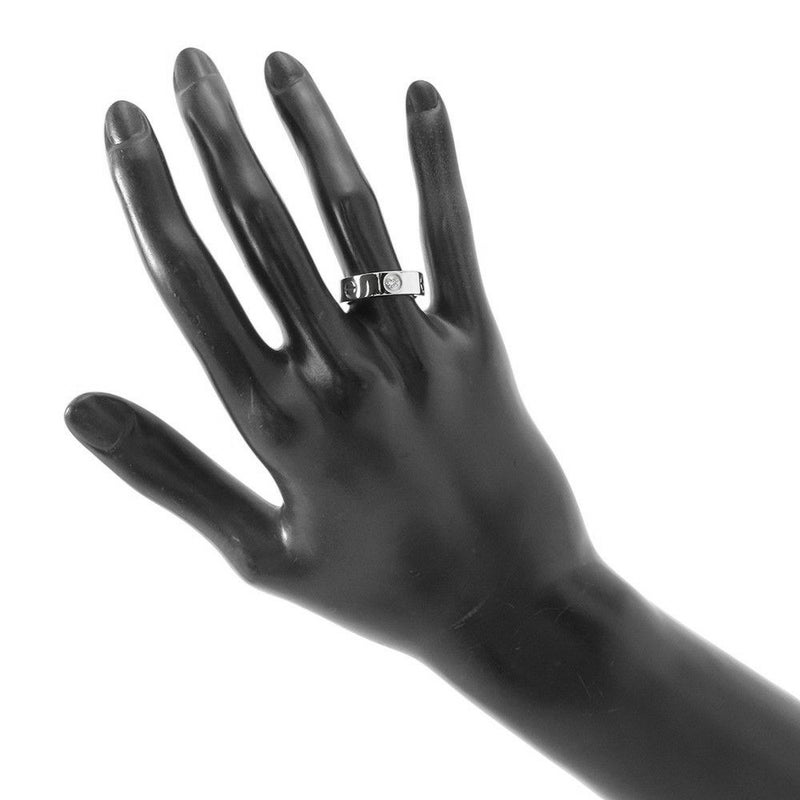 カルティエ リング LOVE リング クラシックモデル ダイヤモンド 1P 約0.07ct Pt950プラチナ サイズ51 B4046700 指輪 ラブリング