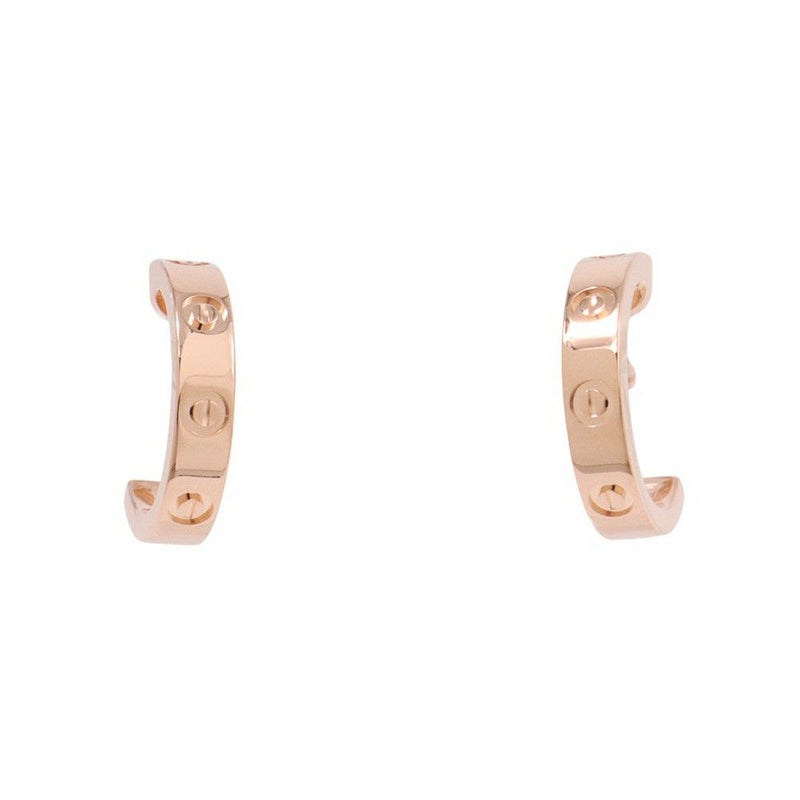 カルティエ ピアス ミニラブ フープ ピアス スモールモデル SM K18PGピンクゴールド B8029000 Cartier