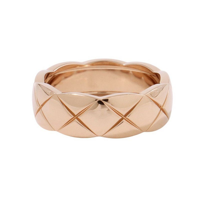 シャネル リング ココ クラッシュ ミディアムモデル K18PGピンクゴールド リングサイズ53 J10817 CHANEL 指輪