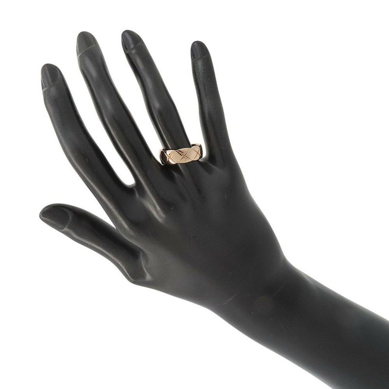 シャネル リング ココ クラッシュ ミディアムモデル K18PGピンクゴールド リングサイズ53 J10817 CHANEL 指輪