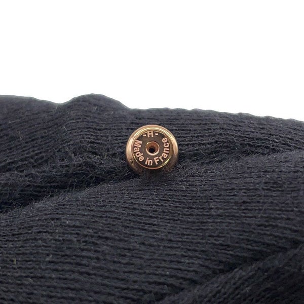 エルメス ピアス ポップアッシュ ホワイト/ピンクゴールド金具 Hモチーフ HERMES Pop H ポップH