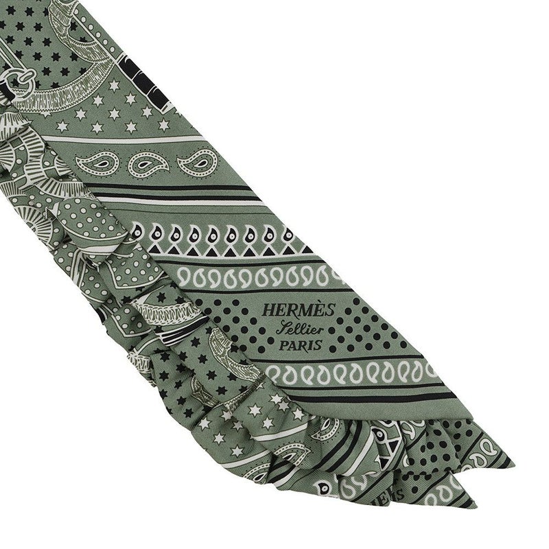 エルメス スカーフ ツイリー フリル エプロン・ドール・バンダナ シルク HERMES 2024春夏